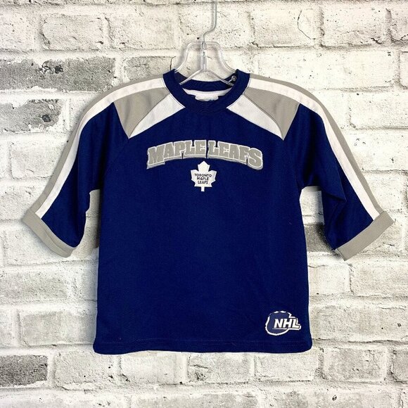 Toronto Maple Leafs Jersey Knit Pull Over Shirt - Picture 1 of 8